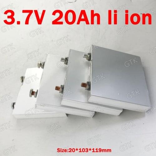10pcs GTK 3.7v 20Ah lithium ion battery 3.7v 20AH li ion for diy 36v 48V 40ah inverter boat lamp MPPT scooter golf cart RV agv