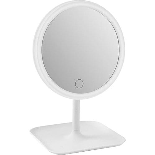 Table Mirror Portable Beauty Makeup Mirror LED Cosmetic Mirror With Lights Magnifying Glass Multi-Function Cosmetic Mirror Tool