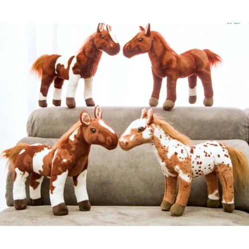 New toy simulation horse plush toy soft doll kids toy birthday gift b0927