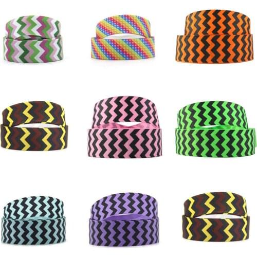 New 7/8" 22mm Striped Grosgrain Ribbon Fabric DIY Wrapping/Party/Hair Bow Decoration Art Sewing Material,50Yc1414
