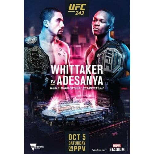 Lot style Choose Israel 'Stylebender' Adesanya Art print Silk poster Home Wall Decor