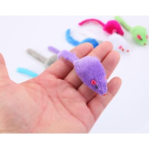 Plush False Mouse Pet Toys Creative Colorful Interactive Cat Toys Funny Animal Playing Toys For Cats Kitten Toys Cat Supplies