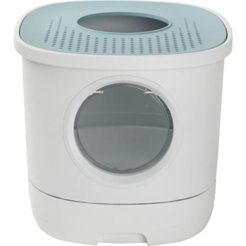Anti-splash cat litter Basin semi-closed cat toilet top-in foreign trade pet supplies