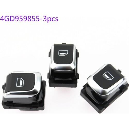 SCJYRXS Window Glass Control Button Passenger Back Door Electric Lift Switch 4GD959855 For A6 A7 A8 Q3 4GD 959 855 8KD959855A