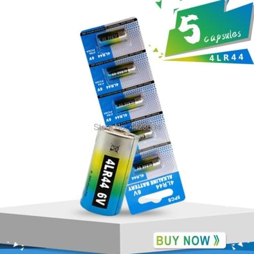 5pcs/1 card 6V 4LR44 Alkaline Batteries for Dog Training Shock Collars Beauty pen A544V 4034PX PX28A L1325 4AG13 544 4A76