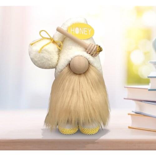 Nordic Bumble Bee Striped Gnome Lemon Faceless Doll Tree Hanging Ornament Doll home Decor gift Plush Doll Little Angel Pendent