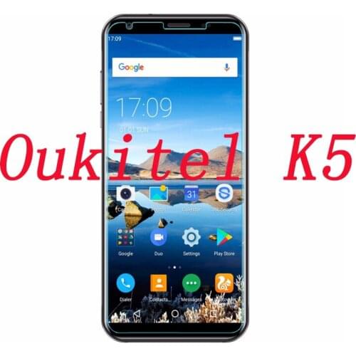 Smartphone 9H Tempered Glass for Oukitel K5 5.7" Explosion-proof Protective Film Screen Protector cover phone