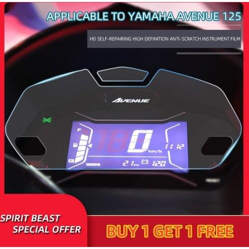 Spirit Beast Motorcycle speedometer TPU Scratch Protection Film Dashboard Screen Instrument Film For YAMAHA Avenue 125 JYM125T