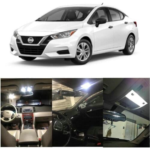 LED Interior Car Lights For 2020 Nissan Versa dome light trunk light license plate light