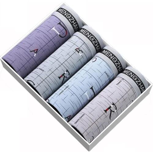 High Quality Cotton Underpants Mens Boxing Suit Mens Underpants Mens Family Boxing Underpants Mens Underpants Mens