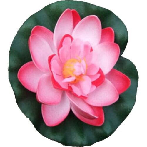 1 PCS 10cm Floating Lotus Artificial Flower Wedding Home Party Decorations DIY Water Lily Mariage Fake Plants Pool Pond Decor