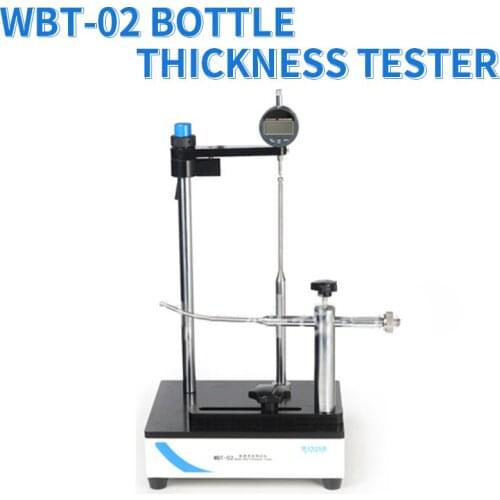 1PC Plastic Bottle Glass Bottle Thickness Tester Digital Wall Thickness Gauge WBT-02 Plastic Bottle Thickness Tester Machine