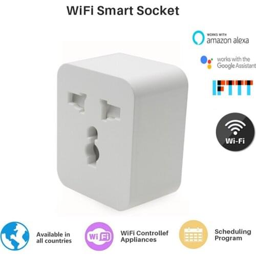 10/15A Graffiti WiFi+Bluetooth Smart Socket App Smart Life Voice Control With Alexa Google Home IFTTT Conversion Timer Plug