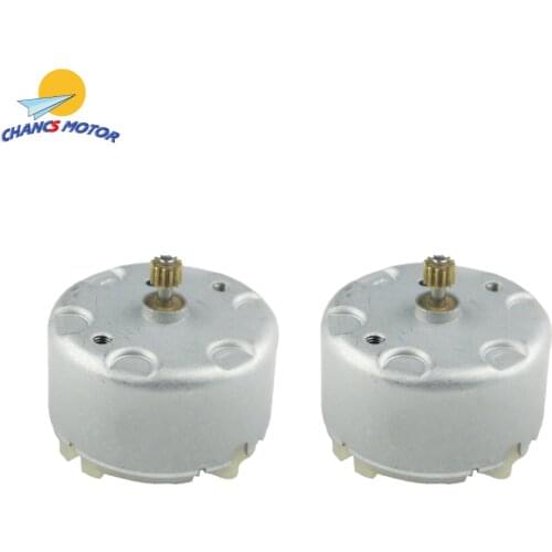 2PCS Micro DC Motor 500 DC Electric Motor metal brush 1-12V 5000-10000RPM Bubble Machine Fan Accessories Free Solar Panel