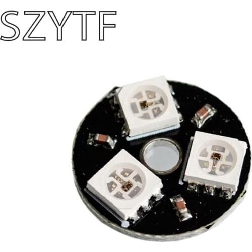 3 bit WS2812 RGB LED driving lights circular intelligent full color development board