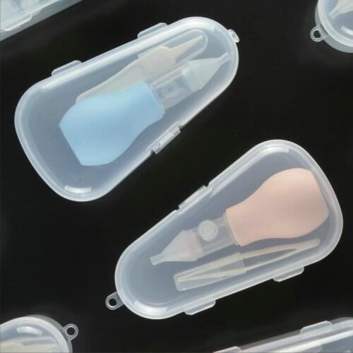 3pcs/set Newborn Baby Safety Nose Cleaner Kids Vacuum Suction Nasal Aspirator Set Infants Medicine Dropper Accessories Baby Care