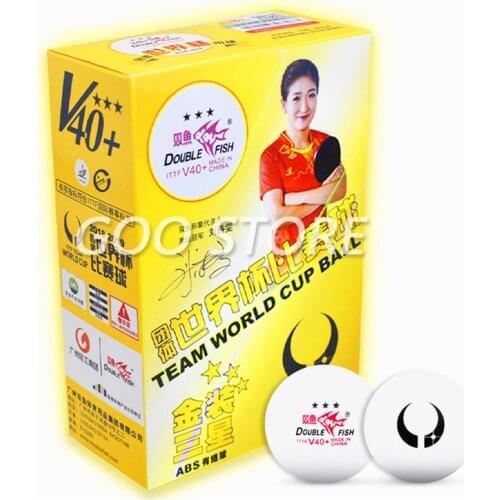 30balls/60balls Double Fish Table Tennis Ball New Team World Cup 3-star V40+ ABS Material Plastic poly ping pong balls tenis de