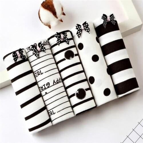 4PCS/Lot Children Cotton Underwear Young Girls Briefs Solid Low Waist Short Briefs Comfortable Ladies Panties TWY-666-4p