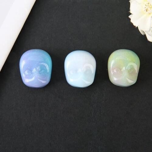 6pcs 25*21mm Resin Flatback Baby Head Crafts for Jewelry Hair Bow Making Embellishments DIY