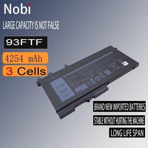 Nuobi 93TFT Laptop Battery for Dell Latitude 14 5491 15 5591 5280 5290 5480 5490 5495 5580 5590 Precision 3520 3530