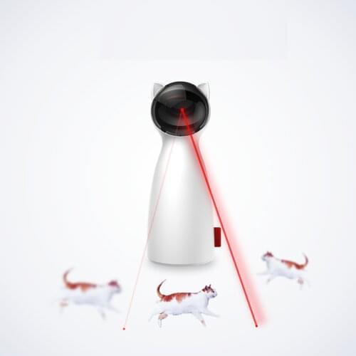 Automatic Cat Toy teaser laser LED cat toys kitten Interactive Training Entertaining Toy Multi-Angle Adjustable USB Charge