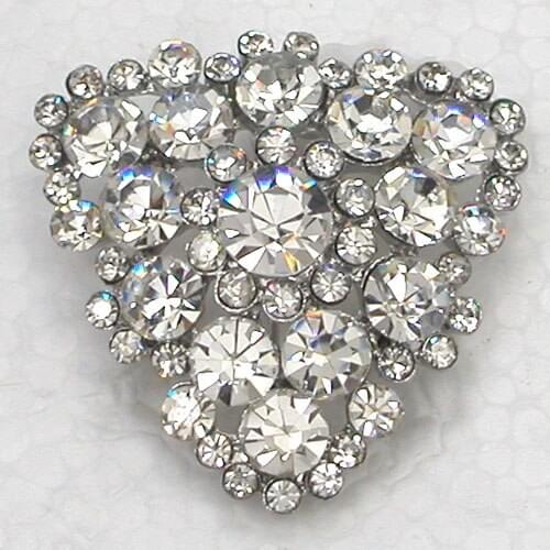 Clear Rhinestone brooch Pin brooches C697 A