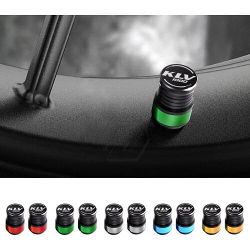 For Kawasaki KLV1000 KLV 1000 Rim Motorcycle Accessories Wheel Tire Valve Caps Covers