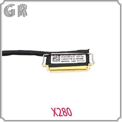 For X280 LCD cable 20KF, 20KE FHD With Touch FRU 01YN073 DC02C00C610 SL10P42096 100% TEST ok