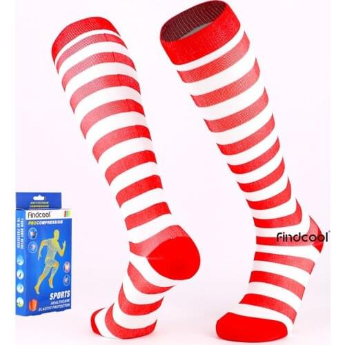 Findcool Professional Compression Sports Socks Men Women for Cycling Running Socks Hiking Yoga Soccer Socks