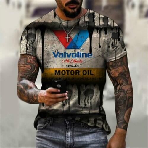 Mens Trendy T-shirt O-neck Short Sleeve Loose Street Fashion Pullover Harajuku Print Short Sleeve Plus Size Top Tee