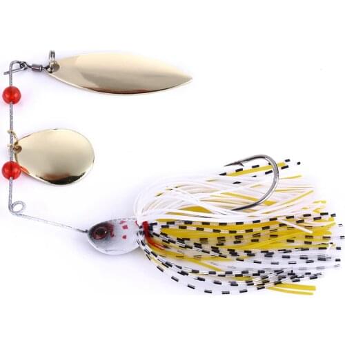 HENGJIA 1pcs 20g Spinner Bait For Brass Fishing Spoon Metal lure Jigs Wobblers Hard Bait Spinnerbait Fishing Tackle