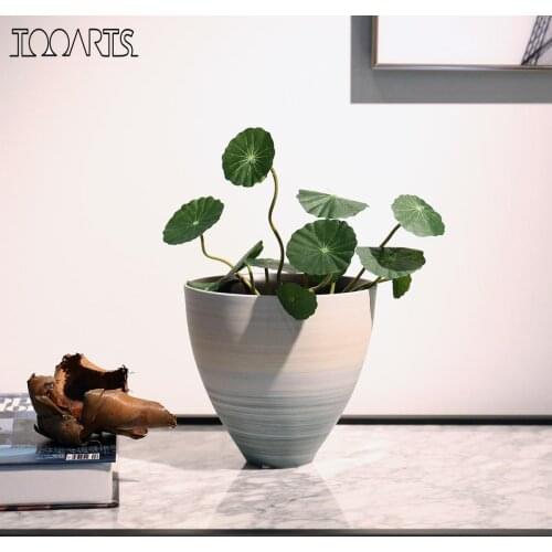 Ceramic flower pot Blue Vase Home Decor plant pot Table Centerpieces Vase planter Decorative Centerpiece for Home or Wedding