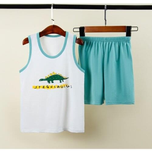 Boys Clothing Sets Summer Toddler Girls Clothes 2pcs Outfits Cartoon Pajamas Kids Clothes Sleepwear For Baby Girls Clothes Suit