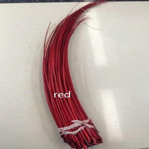 Red ostrich feather pole 10-100pcs length 16-20 inches / 40-50 cm DIY jewelry decoration