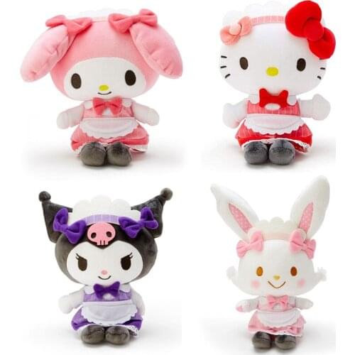 New Kawaii Anime Maid Dog Bunny Cat Plush Kids Stuffed Toys For Children Gifts 23CM