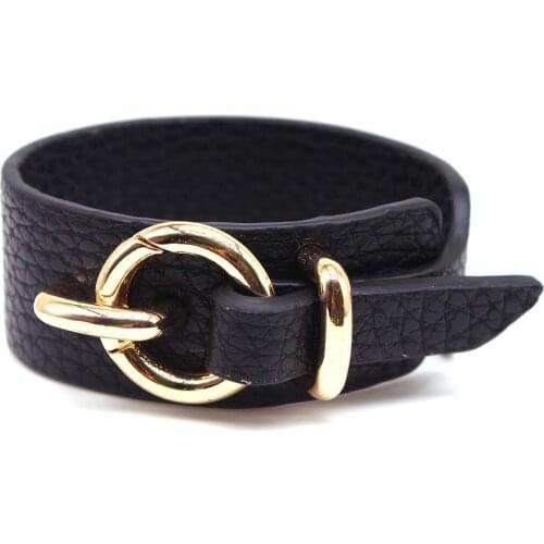 New Fashion Punk Leather Bracelet Newest Bracelets & Bangles For Women Wristband Charm Cuff Bracelets