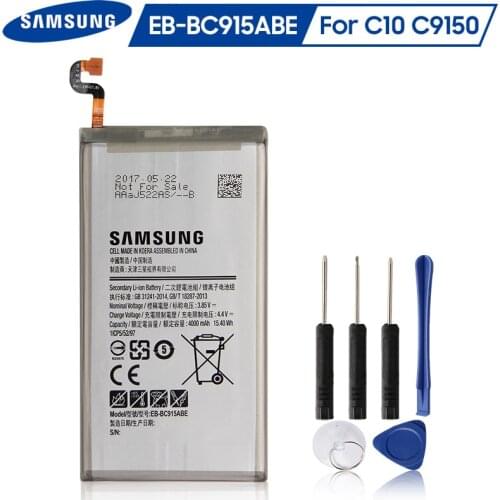 Original Samsung Battery EB-BC915ABE For Samsung GALAXY C10 C9150 4000mAh Genuine Battery