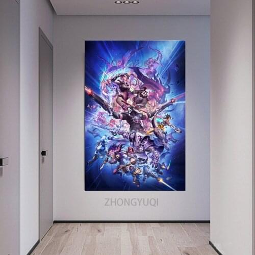 Overwatch Diablo Video Games Poster Artwork Canvas Paintings HD Wall Picture for Living Room Decor