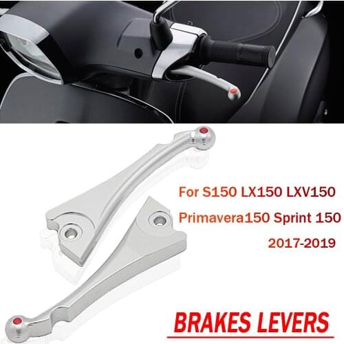 Motorcycle CNC Front Disc Rear Drum Handlebar Brakes Levers FOR VESPA S150 LX150 LXV150 PRIMAVERA 150 SPRINT 150 2017 2018 2019