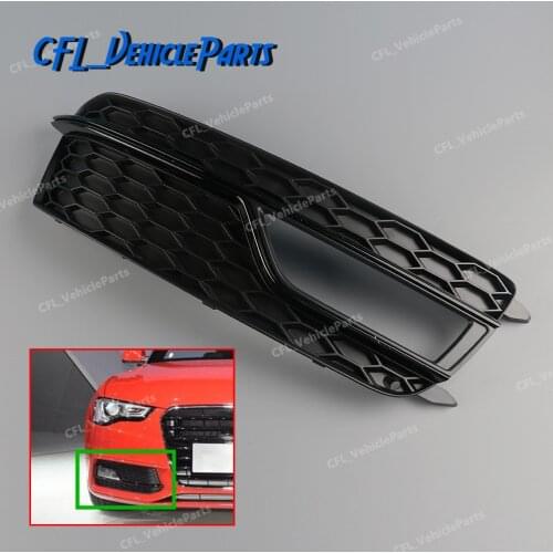 Front Right Bumper Outer Grille Fog Light Cover 8T0807682K For Audi A5 S-Line 2013 2014 2015 2016