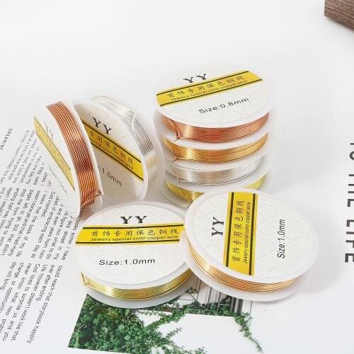 1.5-15m Copper Jewelry Wire Mixed Color jewelry finding diy jewelry making accessories diy jewelry wire