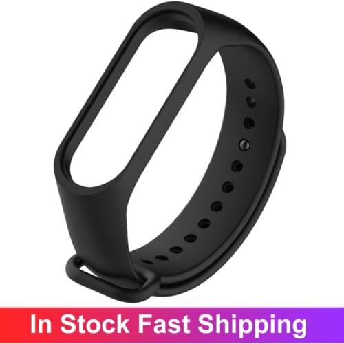 11colors New Replacement Silicone Wrist Strap Sport Watch Band For Xiaomi MI Band 3 Smart Bracelet Watch Strap For Miband 3