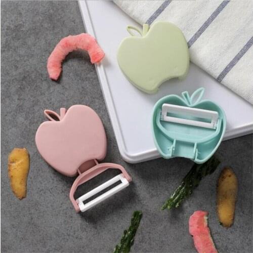 Nordic Style Ceramic Apple Potato Grater Knife Peeler Kitchen Accessories Vegetables Peeler Double Planing Grater Kitchen Tool