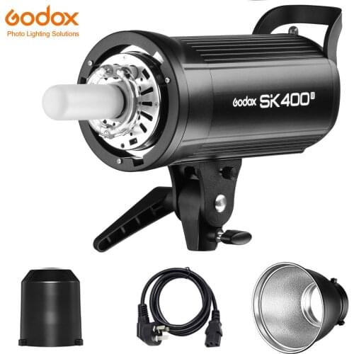 Godox SK400II 400Ws GN65 Strobe Flash with 2.4G Wireless X System for Photo Studio Shooting Location Portrait Photography