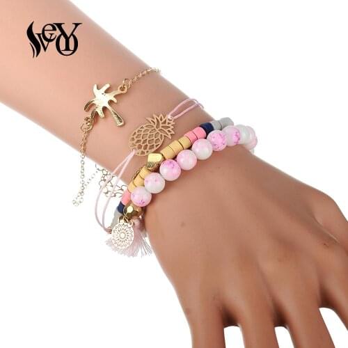 VEYO Mixed Materials Zinc Alloy Tassel Marble Fashion Bracelets for Women Bracelet Jewelry Wholesale