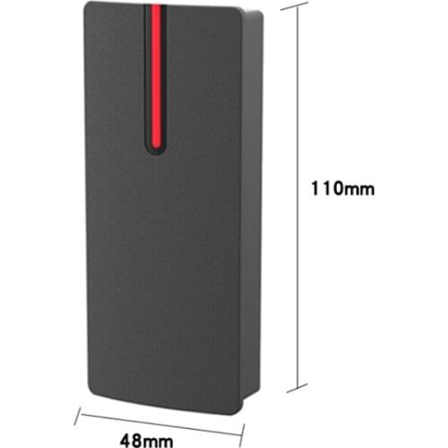 Waterproof 125khz RFID Card Reader Wiegand 26 34 Card Reader LED Indicators Security RFID EM ID Card Access Control Reader