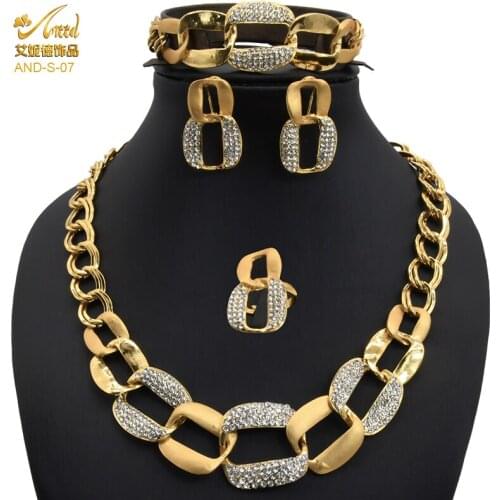 Jewelery Sets For Women 2020 Boho jewelery Indian Wedding Afghan Costume Gold Filled For Women 24K Egyptian Necklace