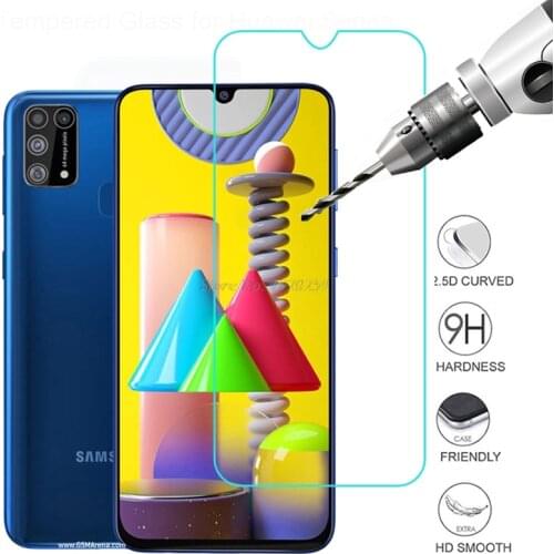 Screen Protector For Samsung Galaxy M31 Tempered Glass Samsung Galaxy M31 SM-M315F Protective Film Glass 6.4 Inch