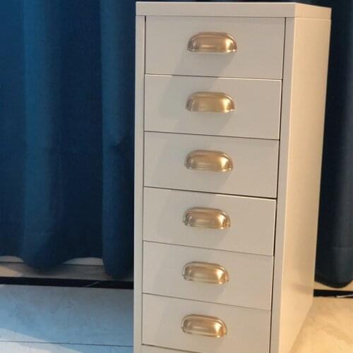 Shell Gold Cabinet Pull Furniture Door Handle Zinc Kitchen Drawer Cupboard Knobs Furniture Hardware