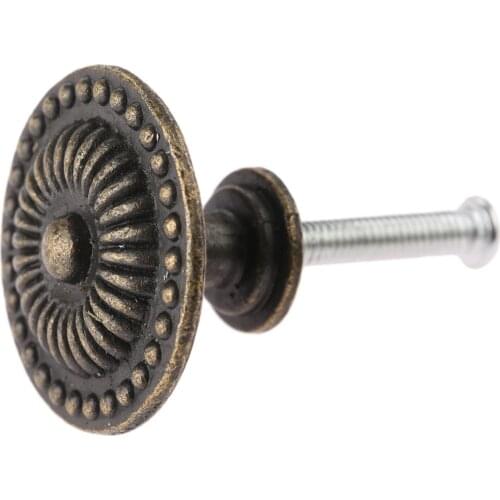 1pc Vintage Pull Knob 30*20mm Furniture Hardware Wardrobe Door Drawer Pulls Handles Kitchen Cupboard Handle
